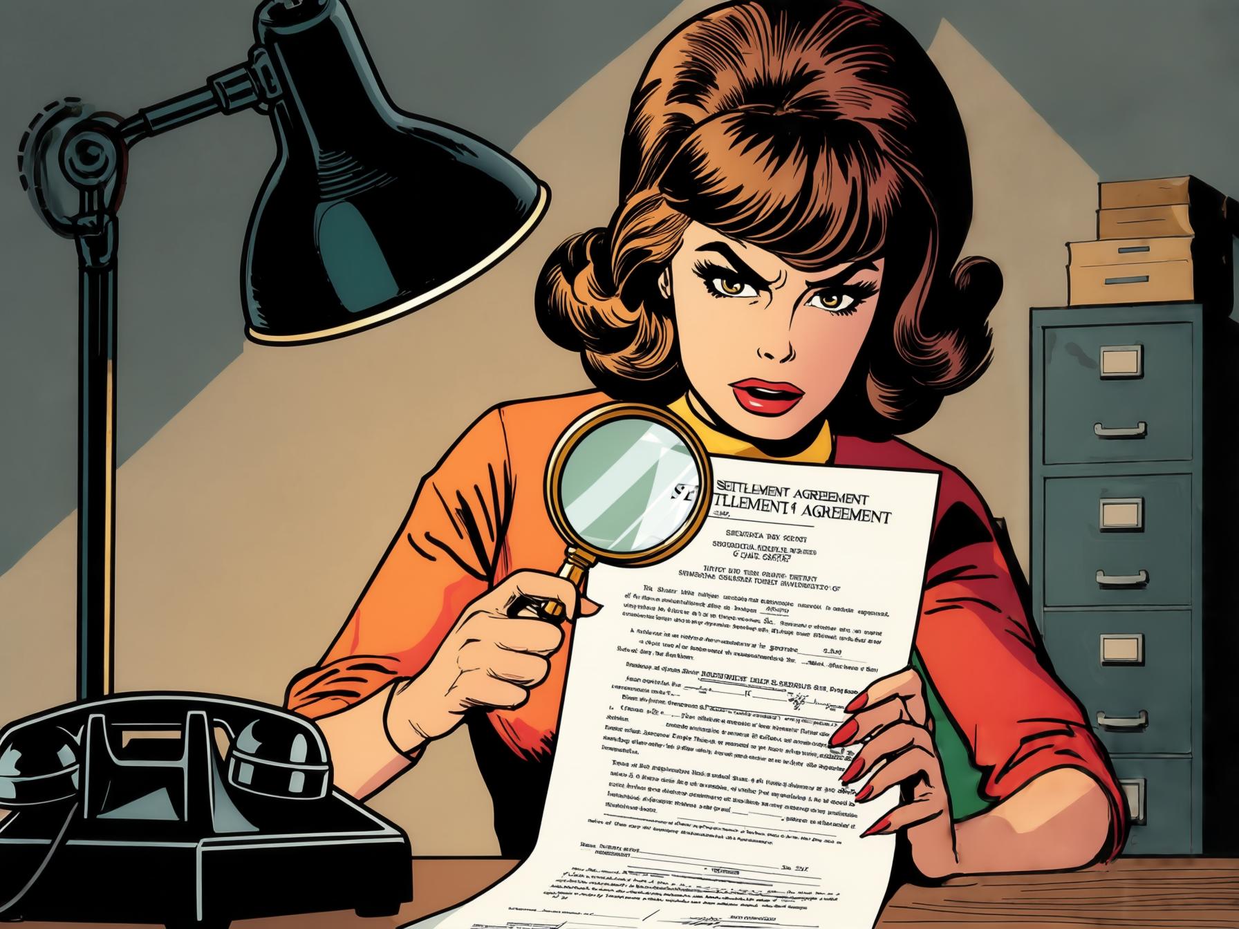 What's in a normal settlement agreeement?